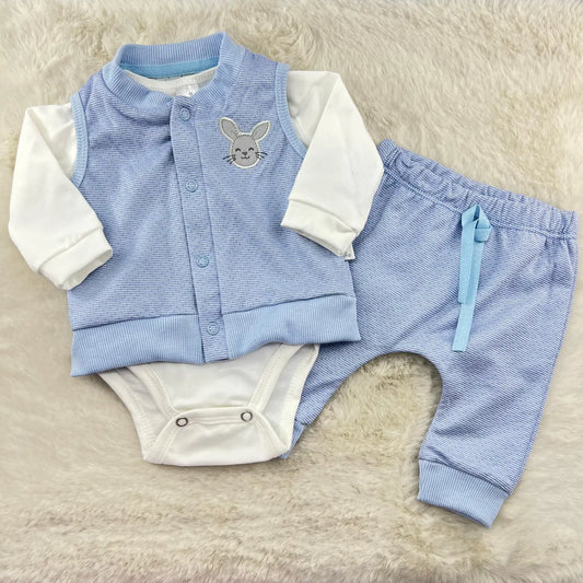 Conjunto Ajuar campanita azul